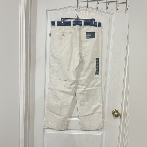 FINAL PRICE NWT Men’s IZOD Sandy Bay Seersucker Stripe Preppy Pants - Picture 6 of 6